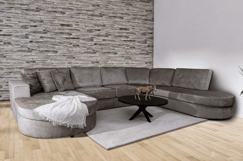 Hilversum Longchair Rond + 3 Zits + Hoek Rond + 2 Zits