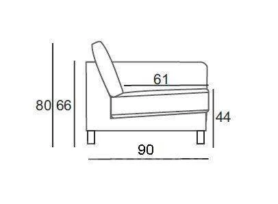 Loungebank Julianadorp Longchair 255cm – foto 7 – A-meubel