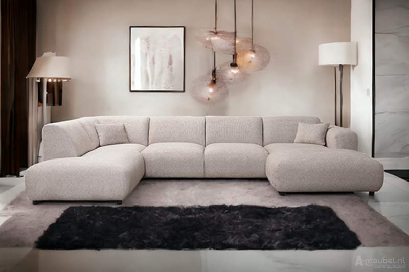 Rotterdam Ottomaan + 2 Zits + Longchair - MAGAZIJN OPRUIMING - Bubble 02