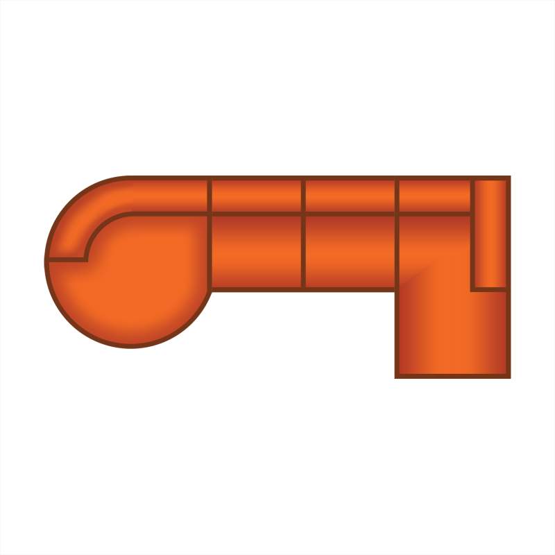 Amstelveen Longchair Rond + 2.5 Zits + Longchair - MAGAZIJN OPRUIMING - Perfect Harmony 02