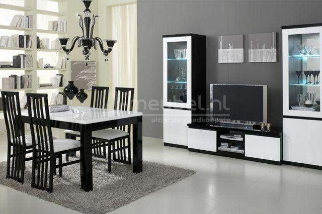 Woonkamerset Rilland Zwart Wit