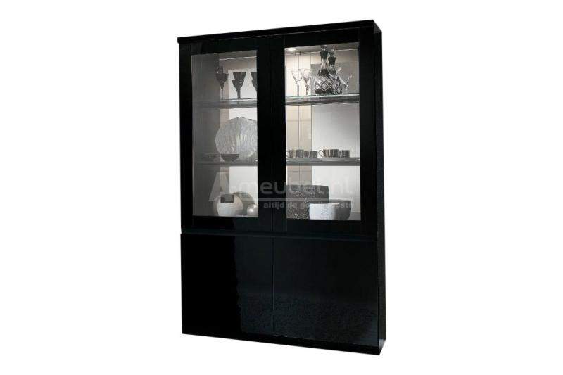 Rhee Vitrinekast Zwart