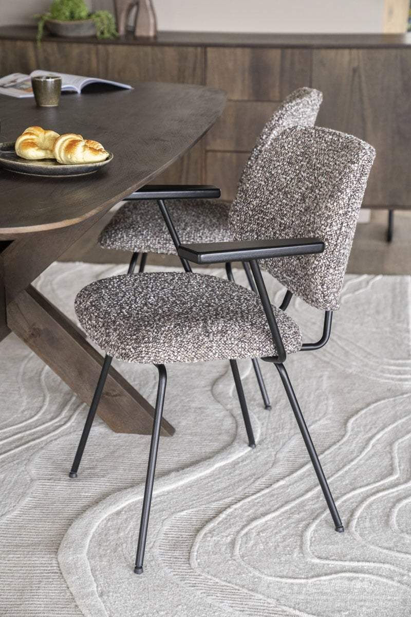 Armstoel Jon - Taupe Maywood - 95986