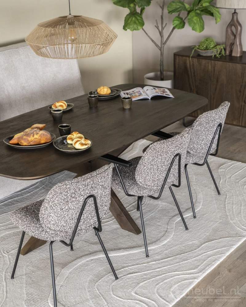 Armstoel Jon - Taupe Maywood - 95986