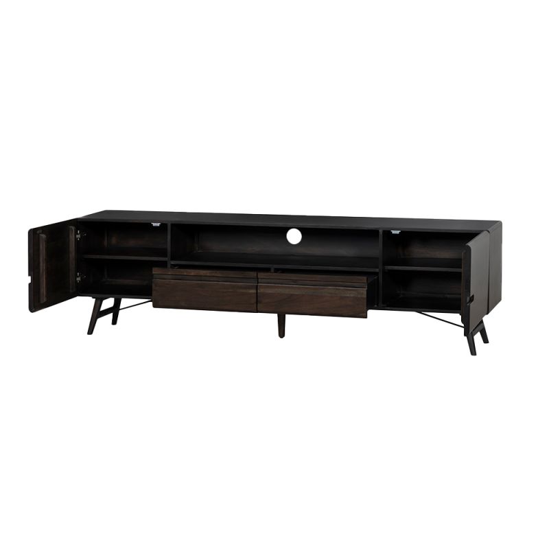 Aura TV-meubel Espresso 210cm - foto 2 – foto 2 – A-meubel