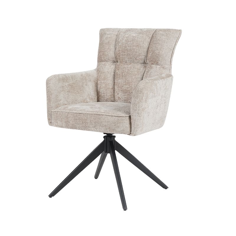 Bardi Armstoel - Cremona 14 Beige - Anodic (Draaibaar) - foto 4 – foto 4 – A-meubel