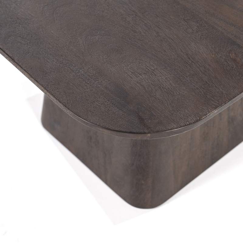 Bijzettafel Aron Vierkant - Bruin - 95765