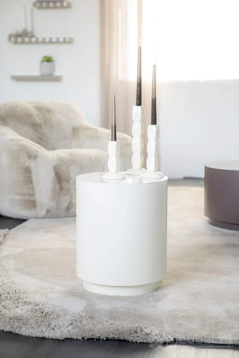 Bijzettafel Mesita - Beige - 240151