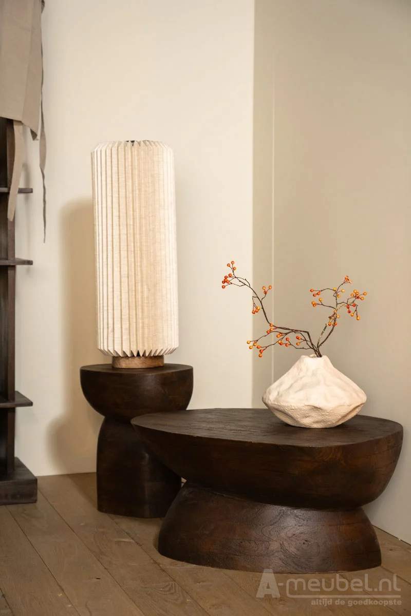 Bijzettafel Cobble - Bruin - 230284