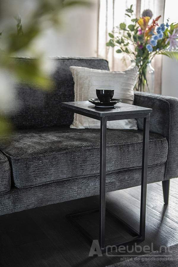 Bijzettafel Edge 40cm - Zwart - 191630