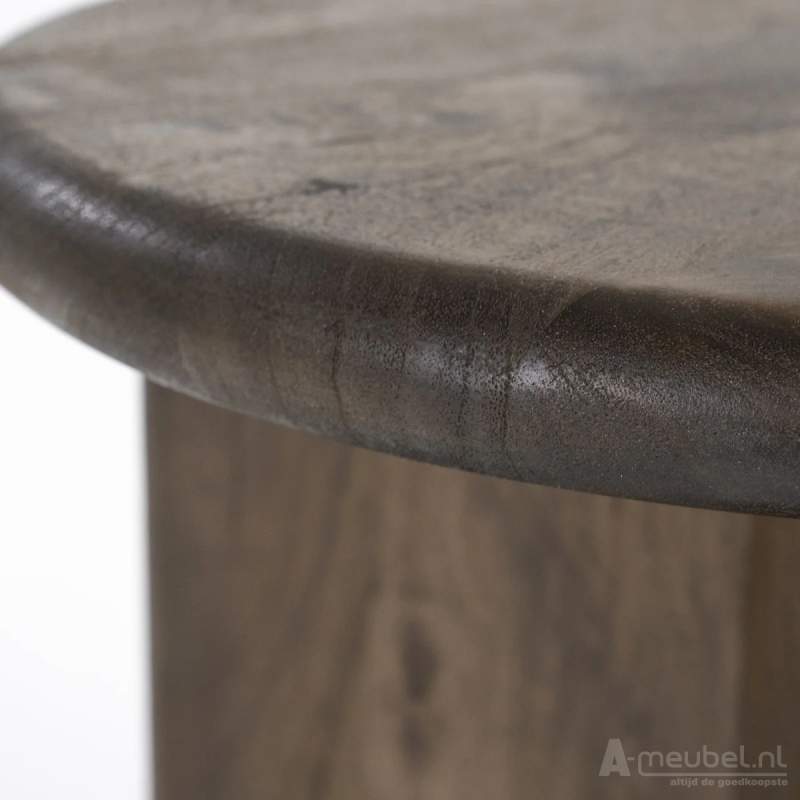 Bijzettafel Leoti Klein - Bruin - 240108