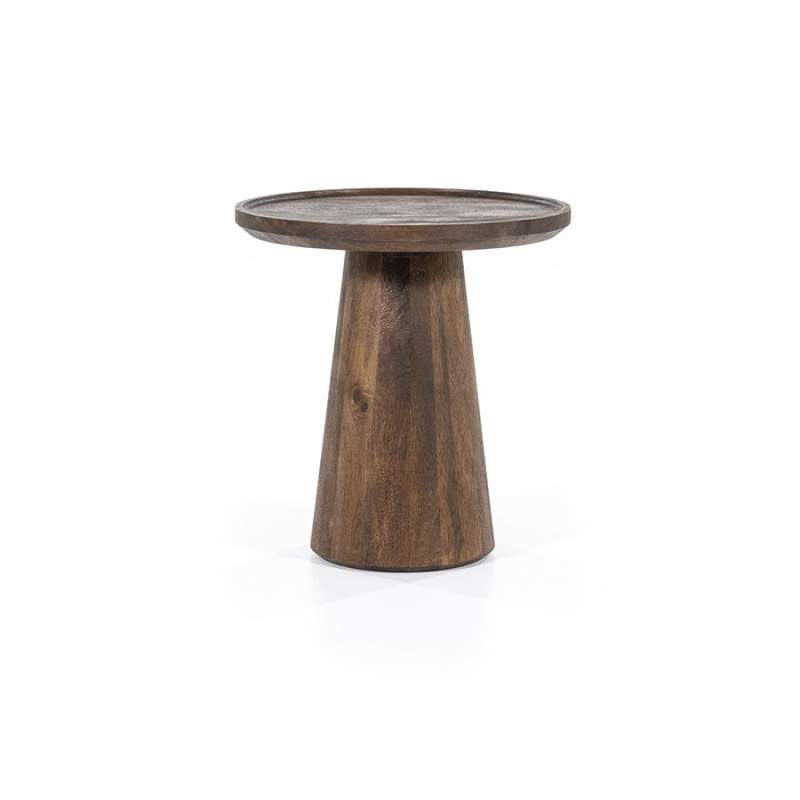 Bijzettafel Ron 46x49 - Bruin - 95650