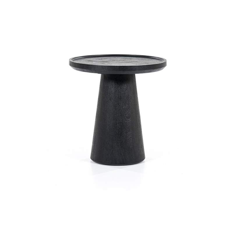 Bijzettafel Ron 46x49 - Zwart - 95651