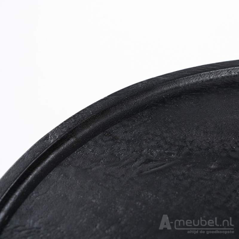 Bijzettafel Ron 46x49 - Zwart - 95651