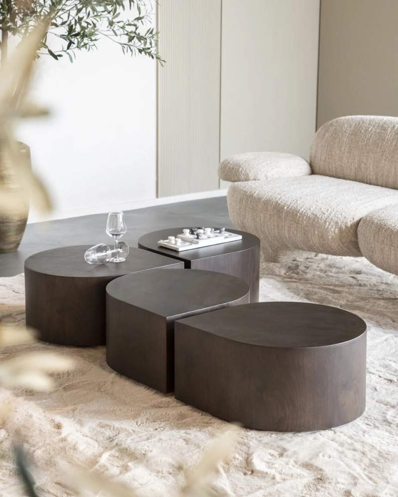 Bijzettafel Jules - 55cm - Bruin - 96245