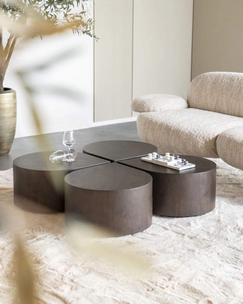 Bijzettafel Jules - 55cm - Bruin - 96245