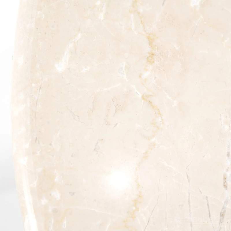 Bijzettafel Sara - 60cm - Beige/Bruin - 95899