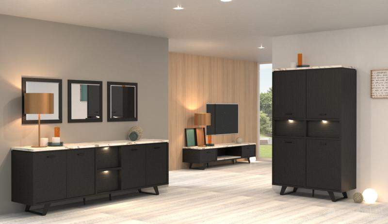 Woonkamerset Terneuzen Calcatta White