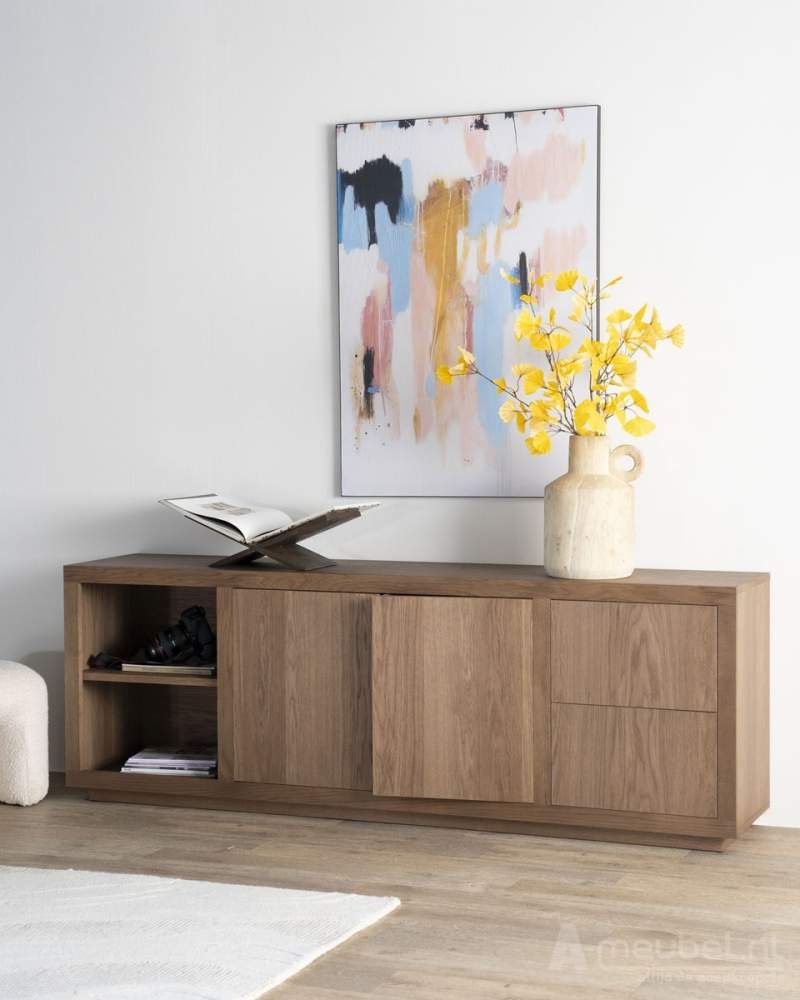 Dressoir Helsinki - 200cm - Lightbruin - 96271