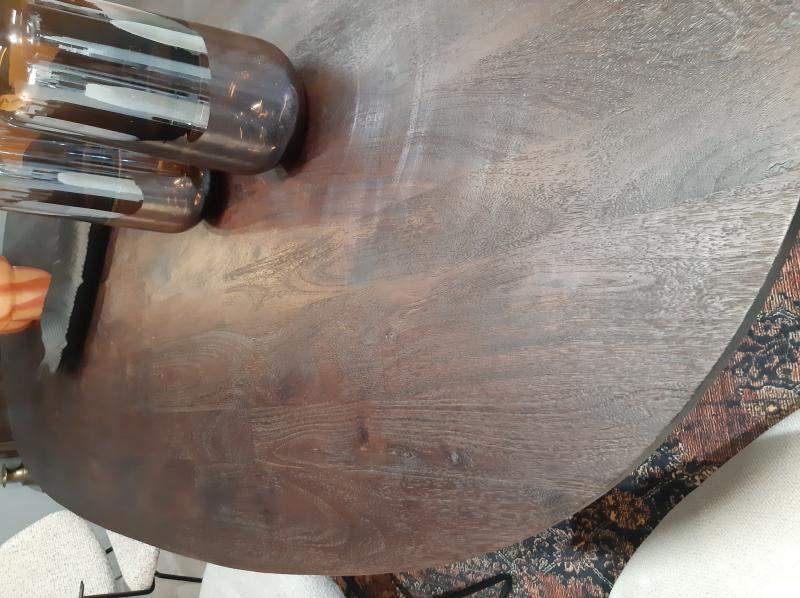 Eettafel Aron ovaal 300x110 - Bruin - 95672