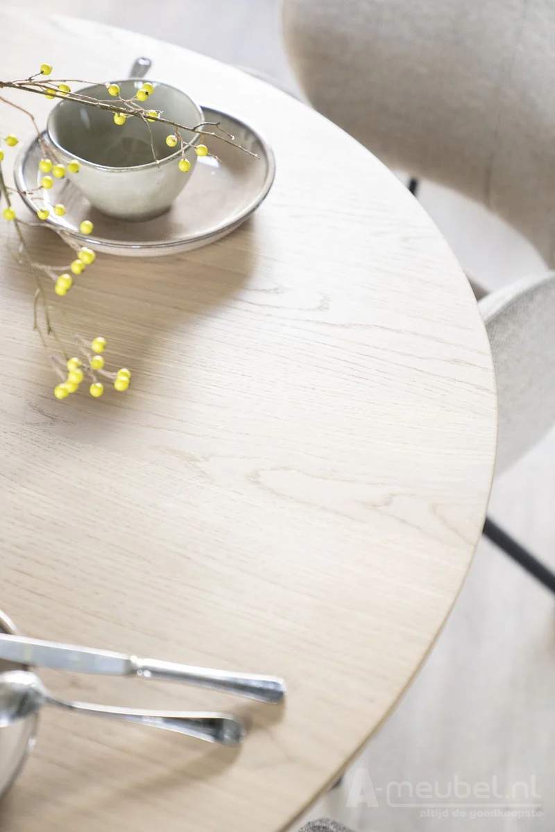 Eettafel Nola - Naturel - 130cm - 96158