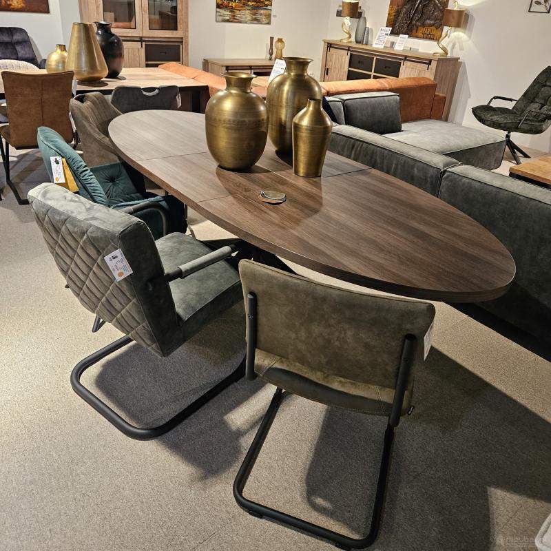 Eettafel Ovaal Uitschuifbaar Vaiana 220cm