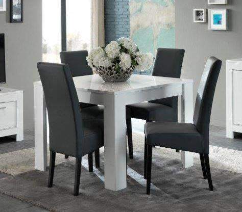Eettafel Marknesse Vierkant Wit | bij A-meubel