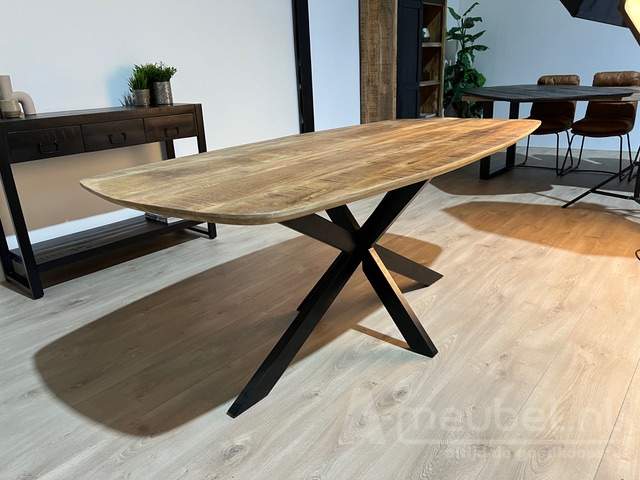 OUTLET NIJMEGEN! - Eettafel Deens Ovaal Naturel