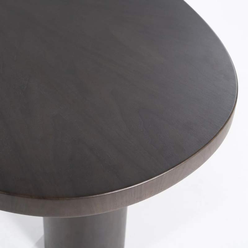 Eettafel Bobbie - 215cm - Zwart/Bruin - 96249
