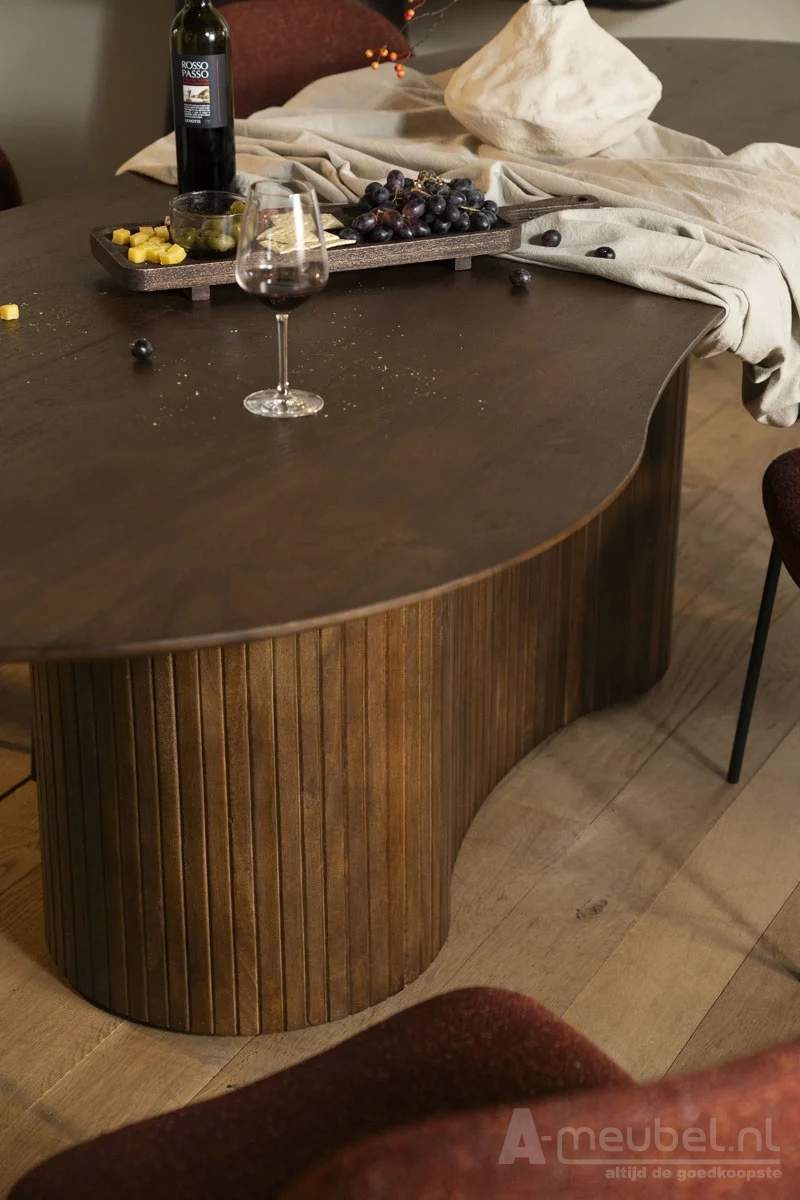 Eettafels Jordy - 200cm - Bruin - 96153