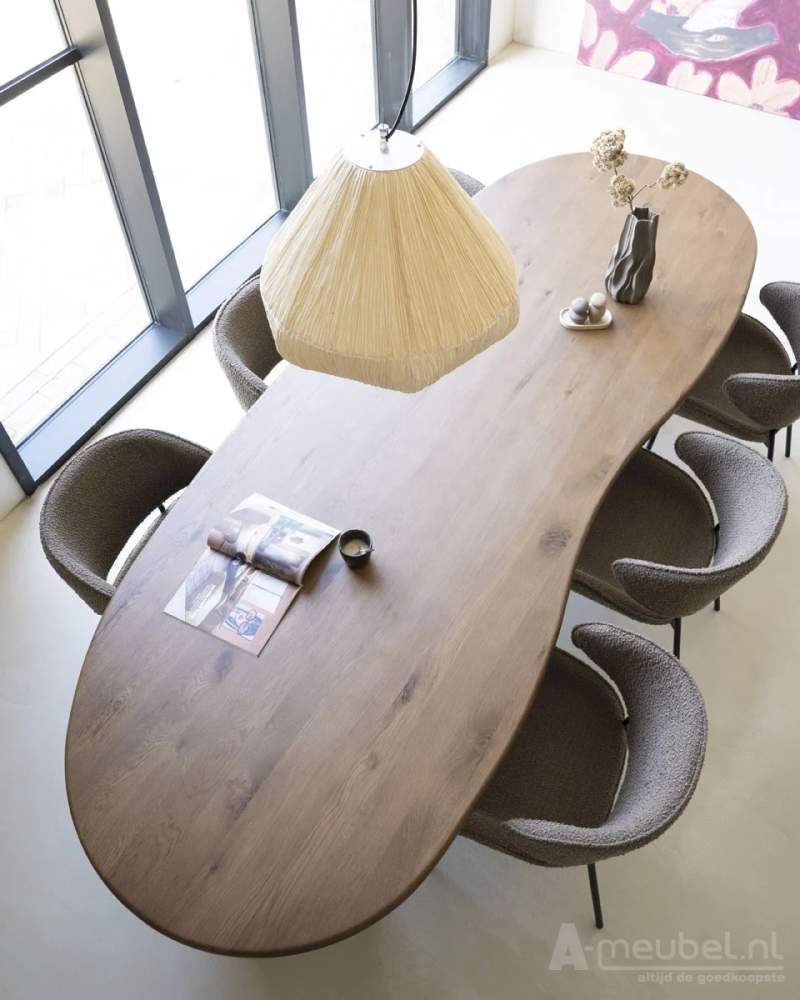 Eettafels Josh - 300cm - Bruin - 96205