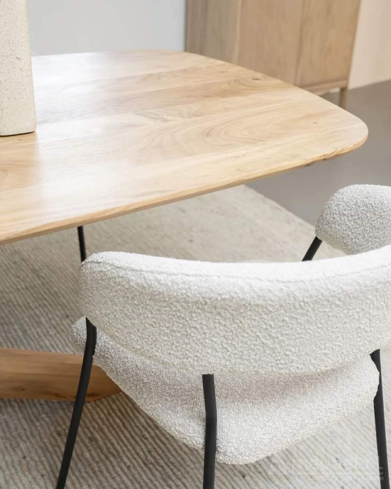 Eettafels Nikki - 280cm - Naturel - 96141