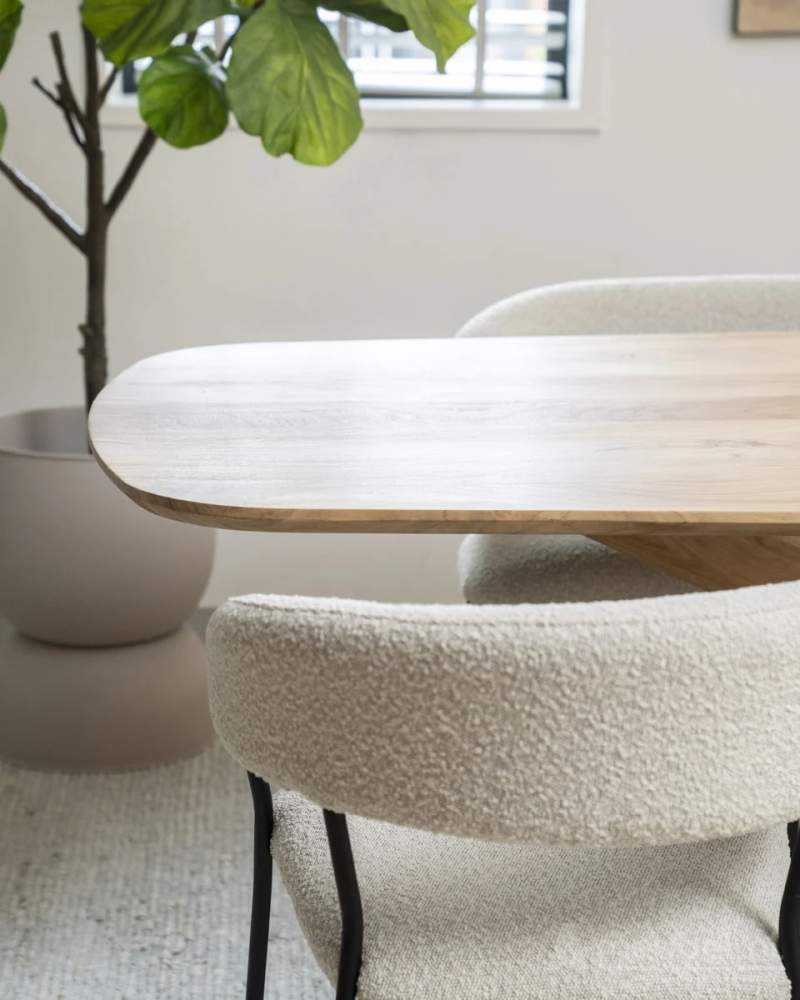 Eettafels Nikki - 280cm - Naturel - 96141