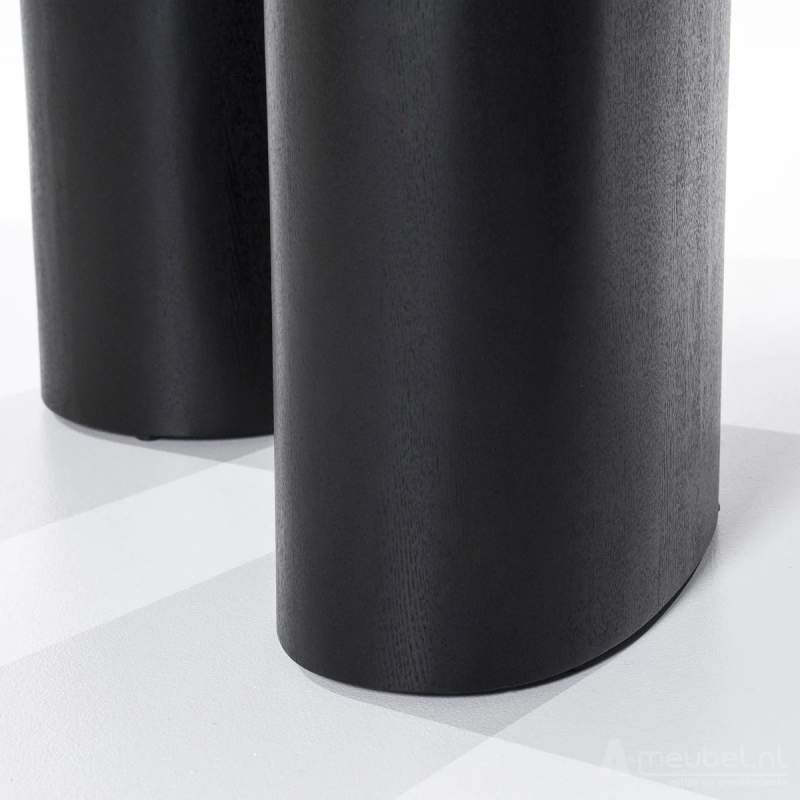 Eettafels Walter - 220x100x76cm - Zwart - 95980