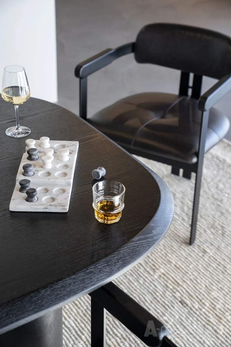 Eettafels Walter - 300x120x76cm - Zwart - 95981