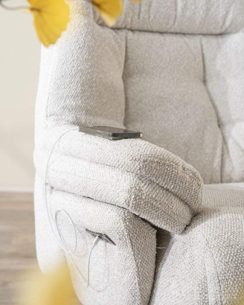 Fauteuil Caleb - Beige Salerno - 96168