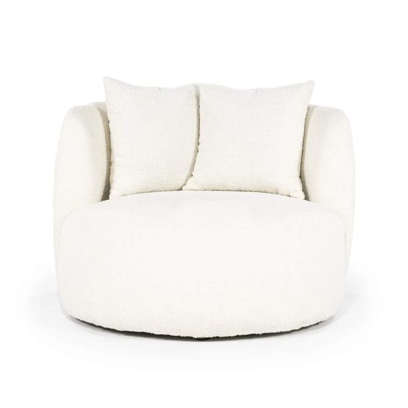 Fauteuil Louis met kussen - Beige Spark - 95804 