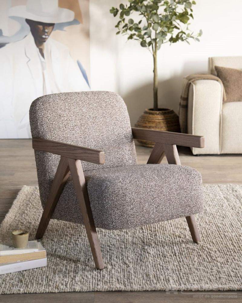 Fauteuil Francis - Taupe Flou - 96317