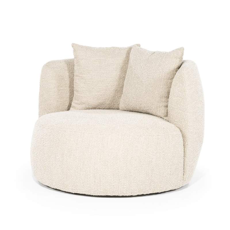 Fauteuil Louis met kussen - Zand Spark - 95801 