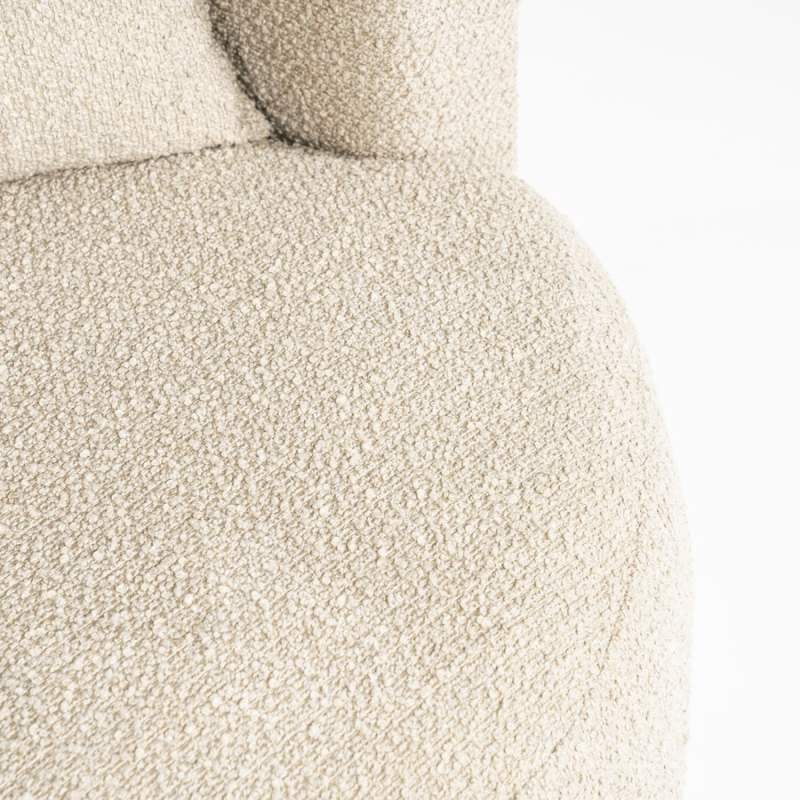 Fauteuil Louis met kussen - Zand Spark - 95801 