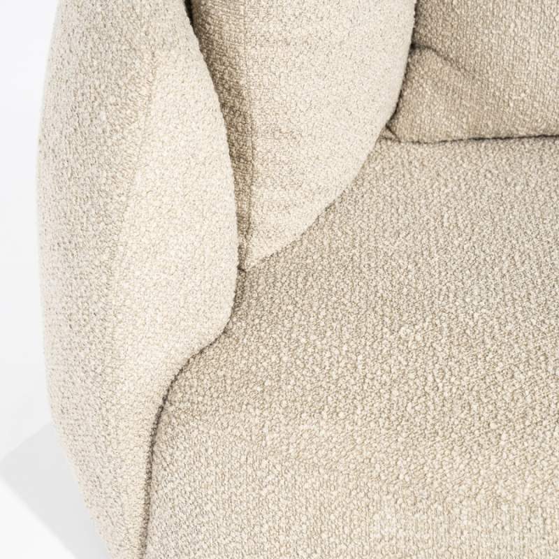 Fauteuil Louis met kussen - Zand Spark - 95801 