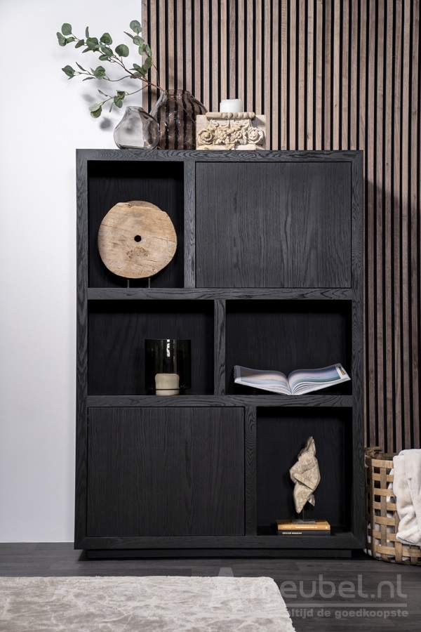 Kabinet Helsinki - 120cm - Zwart - 95723