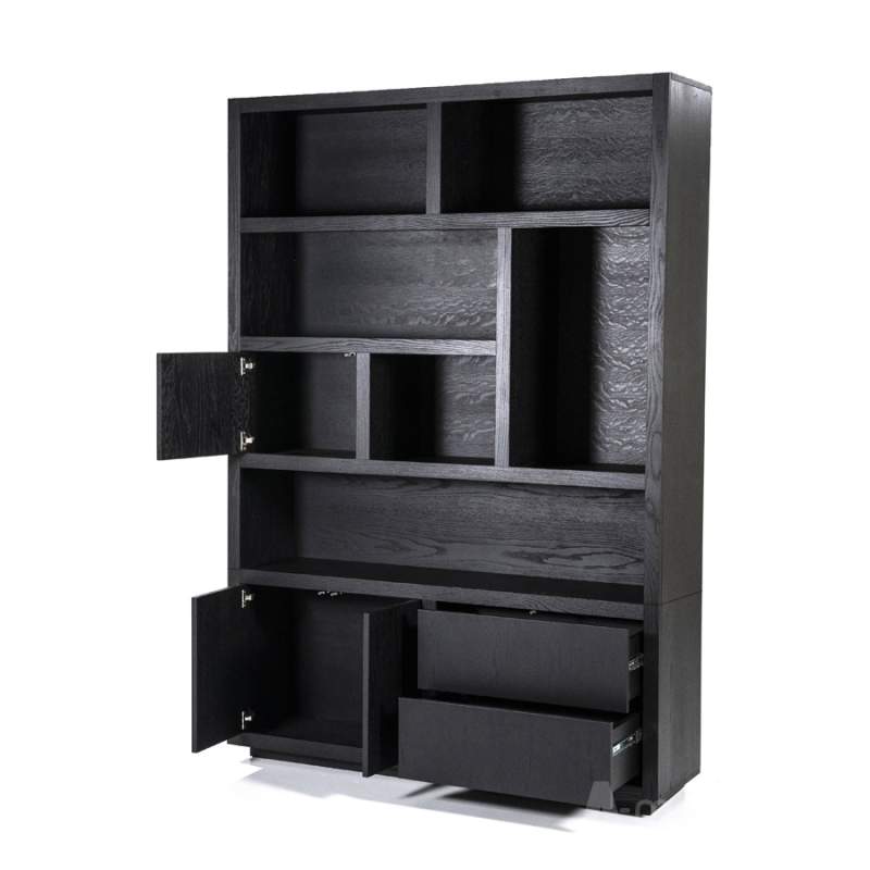 Kabinet Helsinki - 150cm - Zwart - 95725