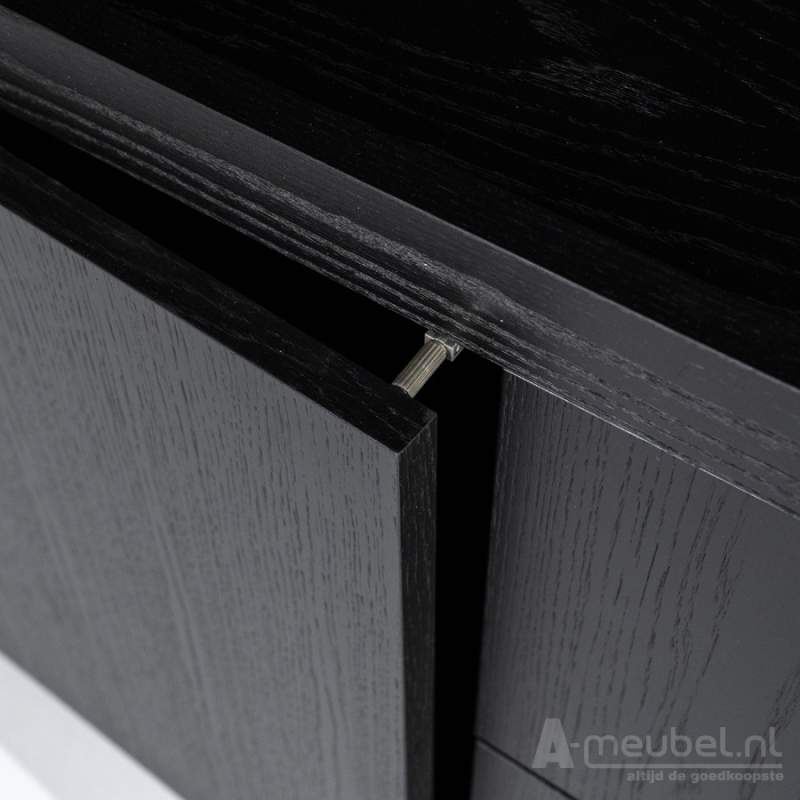 Kabinet Helsinki - 200cm - Zwart - 95726