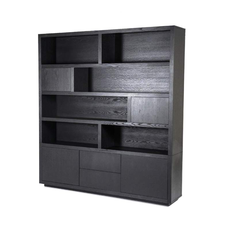 Kabinet Helsinki - 200cm - Zwart - 95726