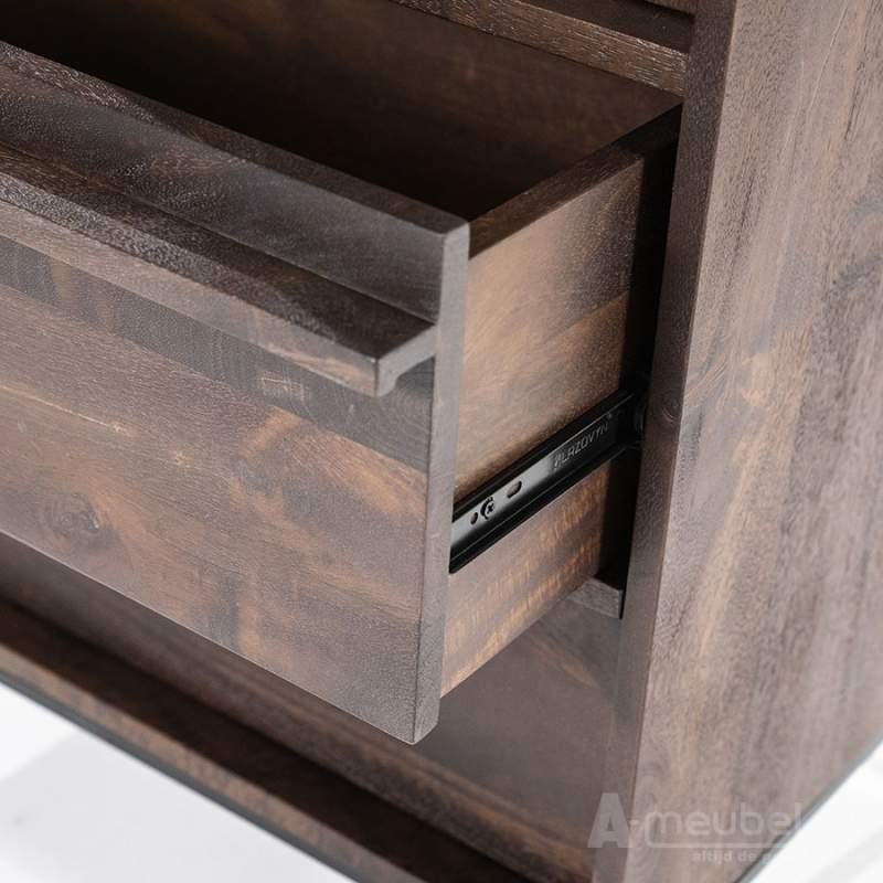 Kabinet Jimmy 2-deurs 2-laden - Bruin - 95867