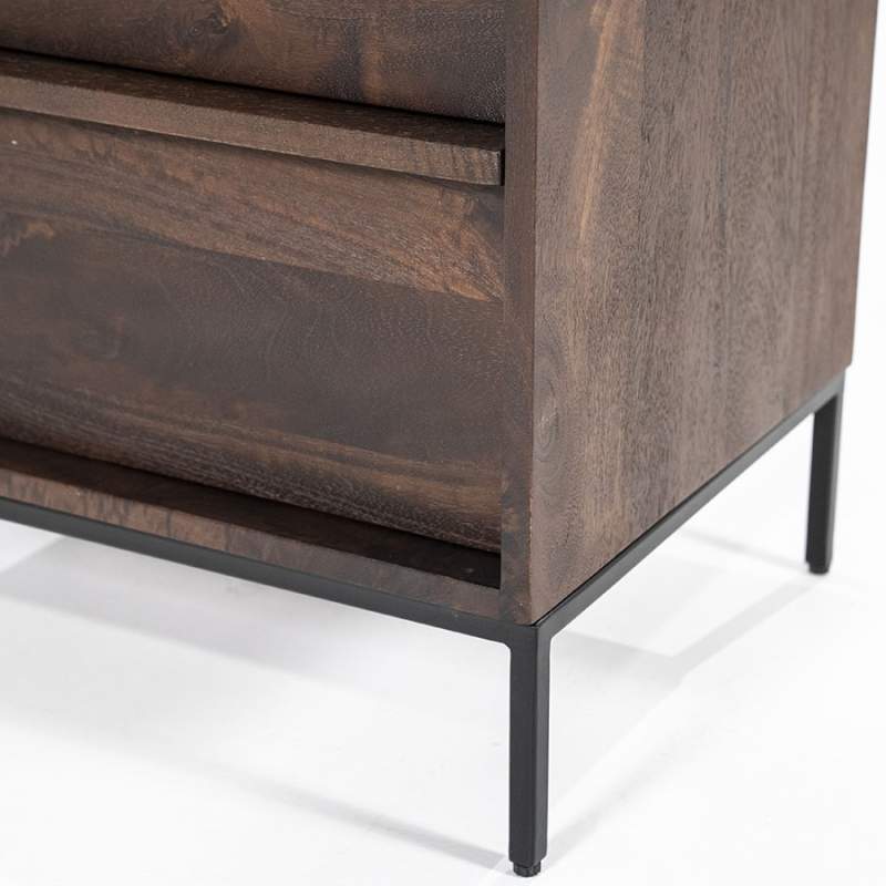 Kabinet Jimmy 2-deurs 2-laden - Bruin - 95867