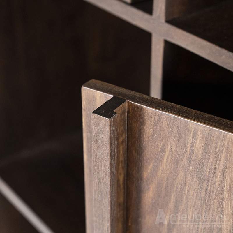 Kabinet Jimmy 3-deurs 2-laden - Bruin - 95868