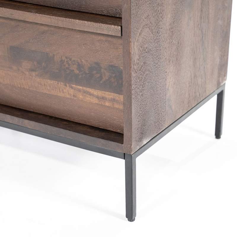 Kabinet Jimmy 3-deurs 2-laden - Bruin - 95868