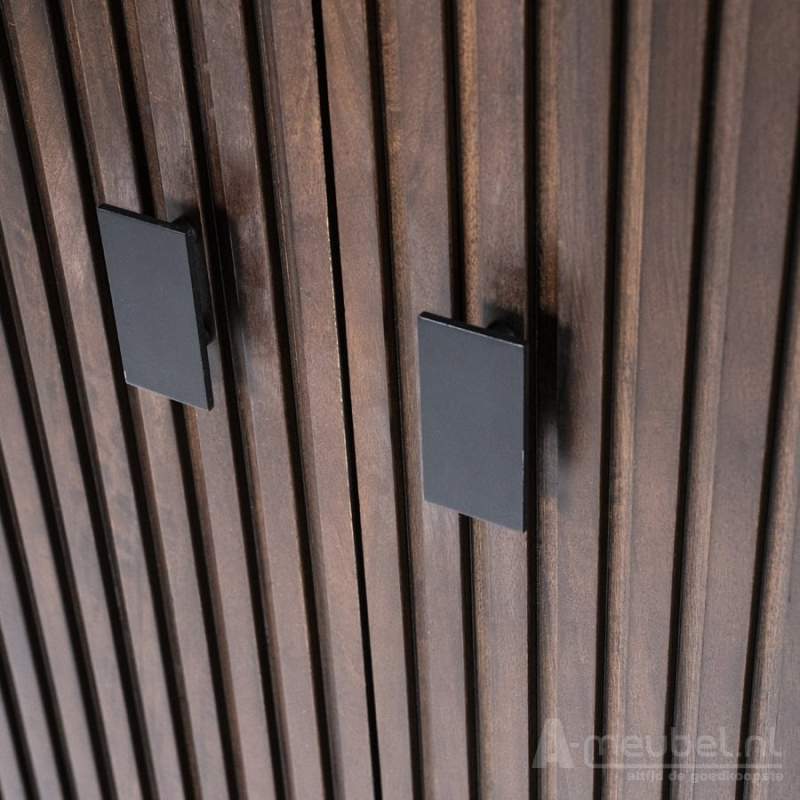 Kabinet Remi 2-deurs. - Bruin - 95666